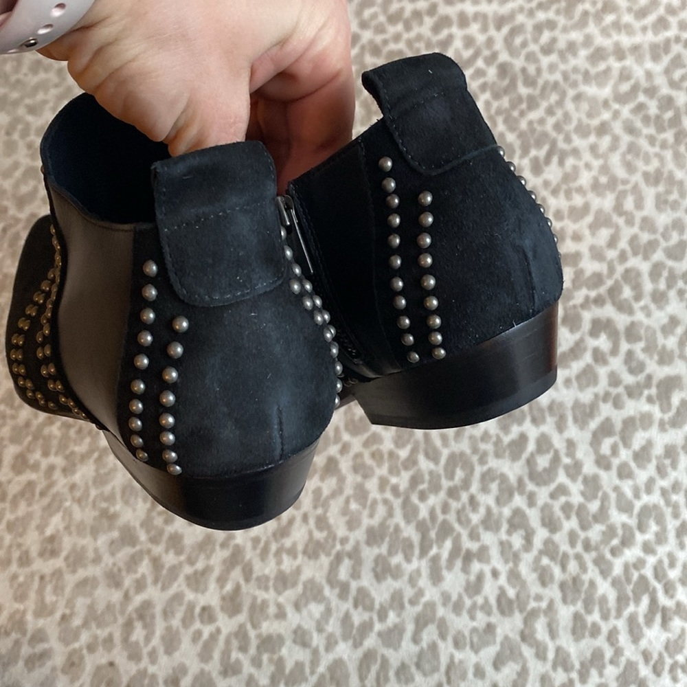 NWOB Anine Bing Low Charlie Black Suede Ankle Western Boots, size EU 36/US 6 - Picture 10 of 12